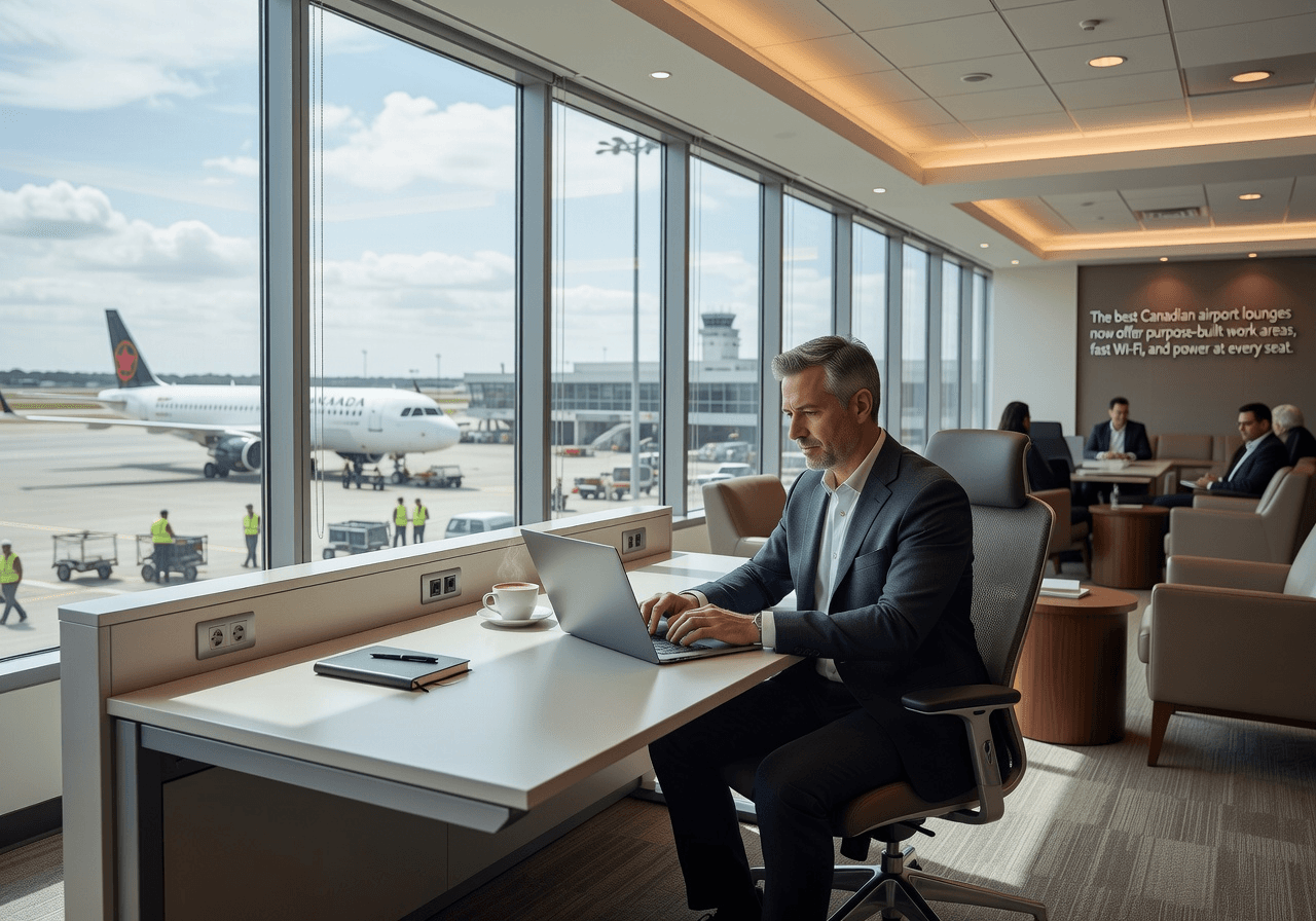 Top 10 Airport Lounges for Remote Work in Canada (2026)