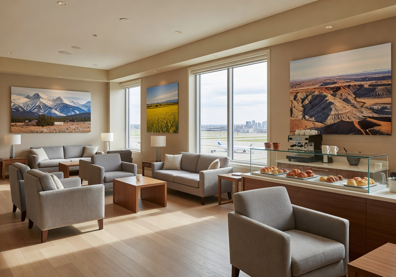 Priority Pass lounge at Calgary International Airport (YYC)