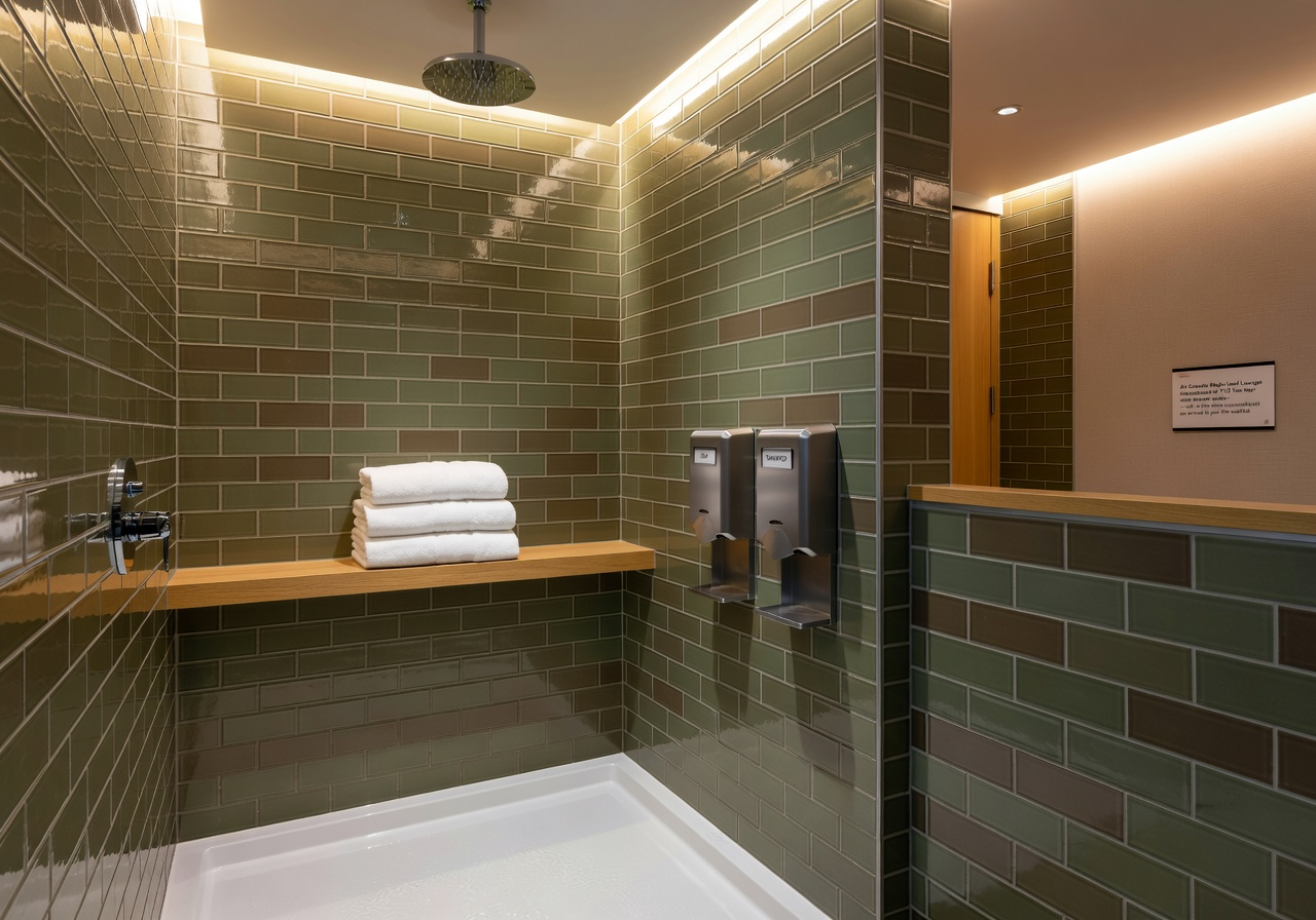 Air Canada Maple Leaf Lounge shower suite at Toronto Pearson Airport (YYZ)