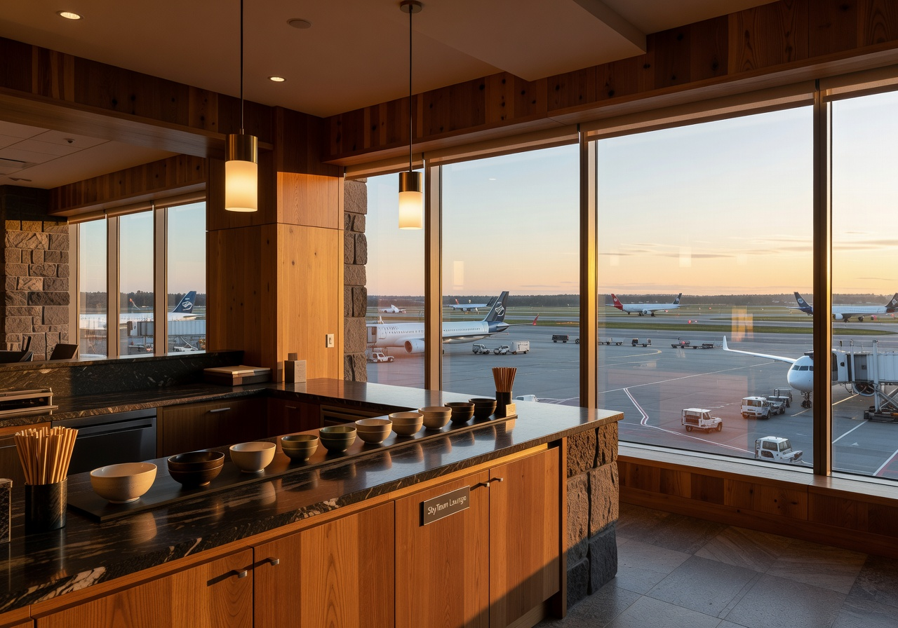SkyTeam Lounge at Vancouver International Airport (YVR)